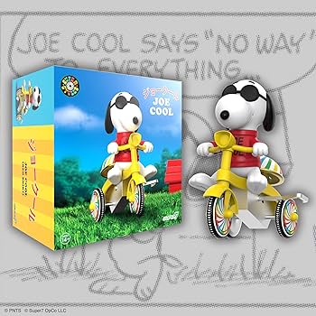 Amazon.com: Super7 Super Cycles Peanuts Snoopy Joe Cool Red